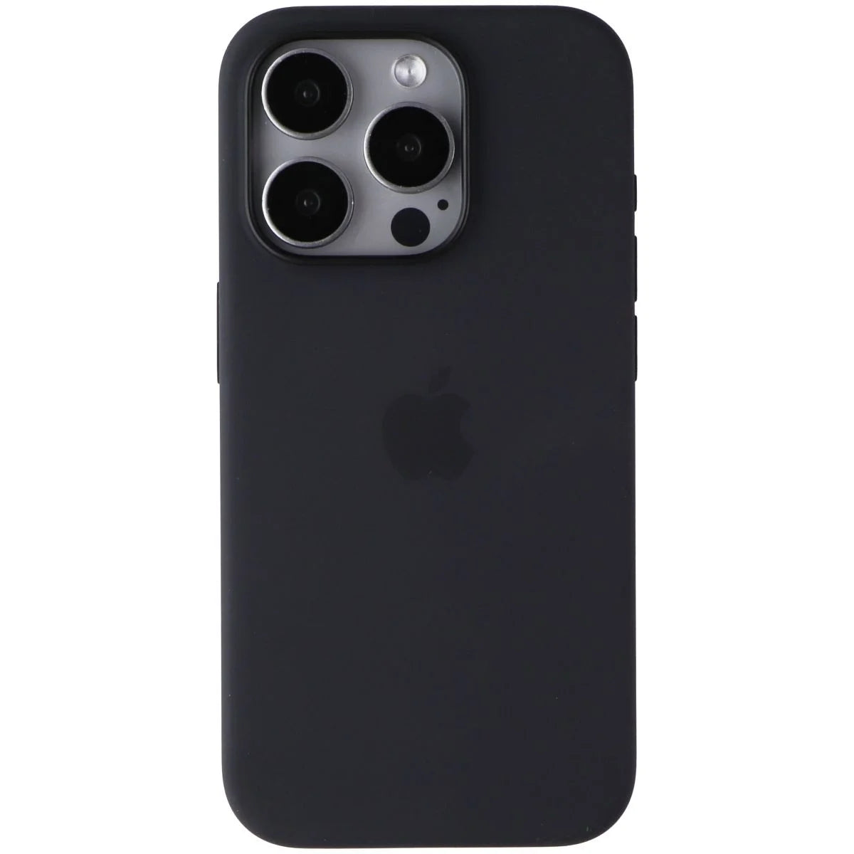 Apple iPhone 15 Pro Silicone Case with MagSafe - Black