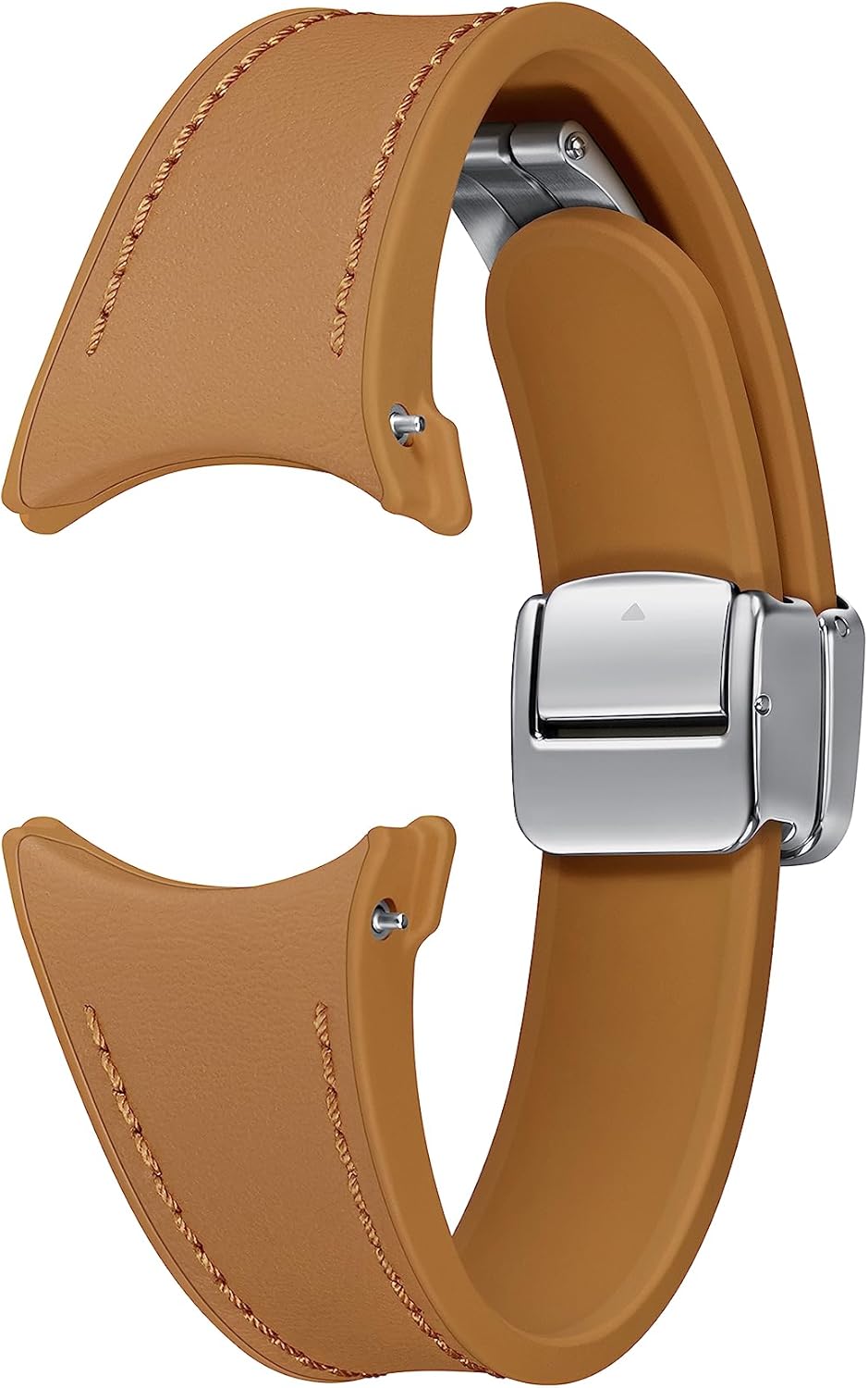 d-buckle hybrid eco-leather band one click