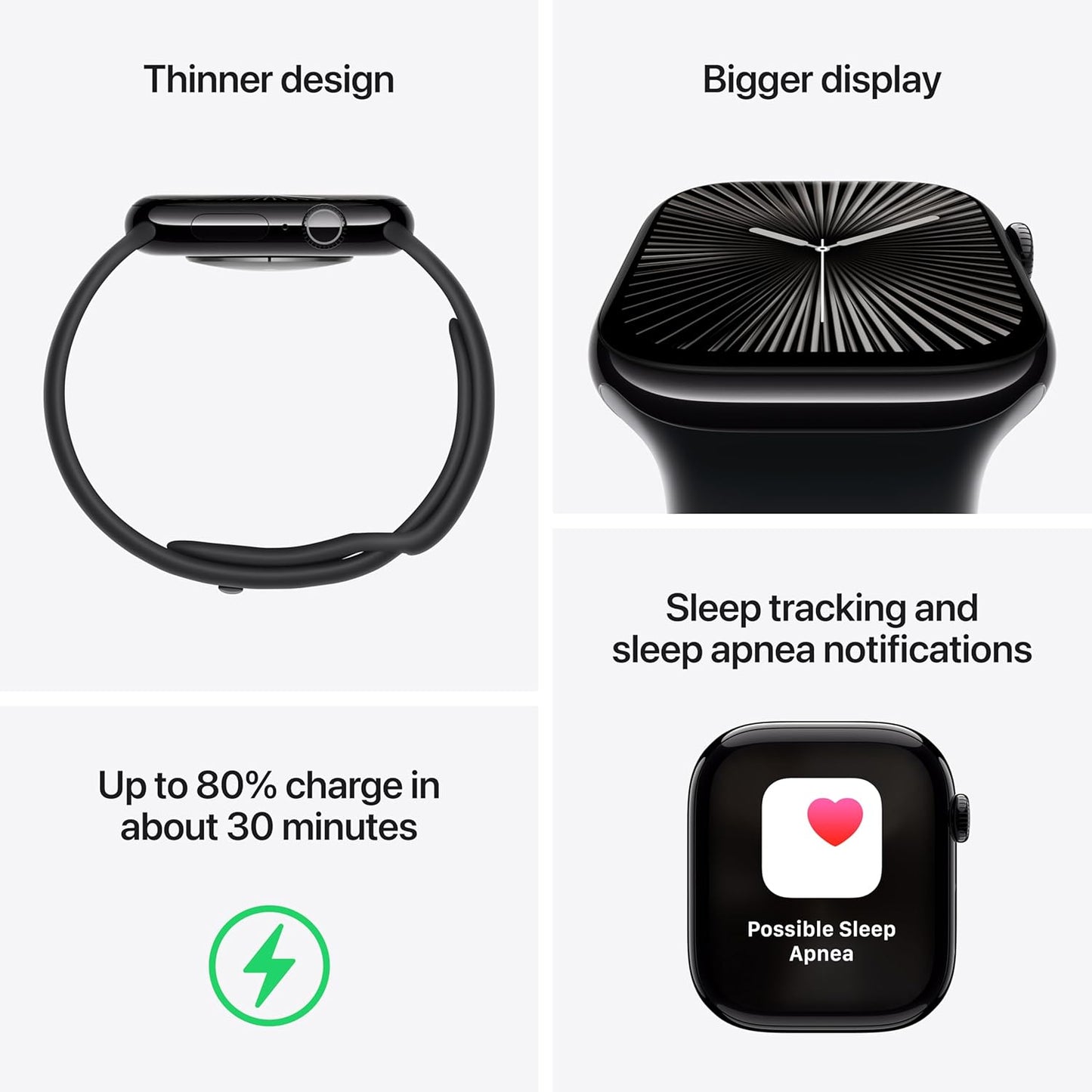 Apple watch s10 42mm jet black