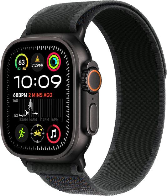 Apple watch ultra 2 49mm black titanium black trail