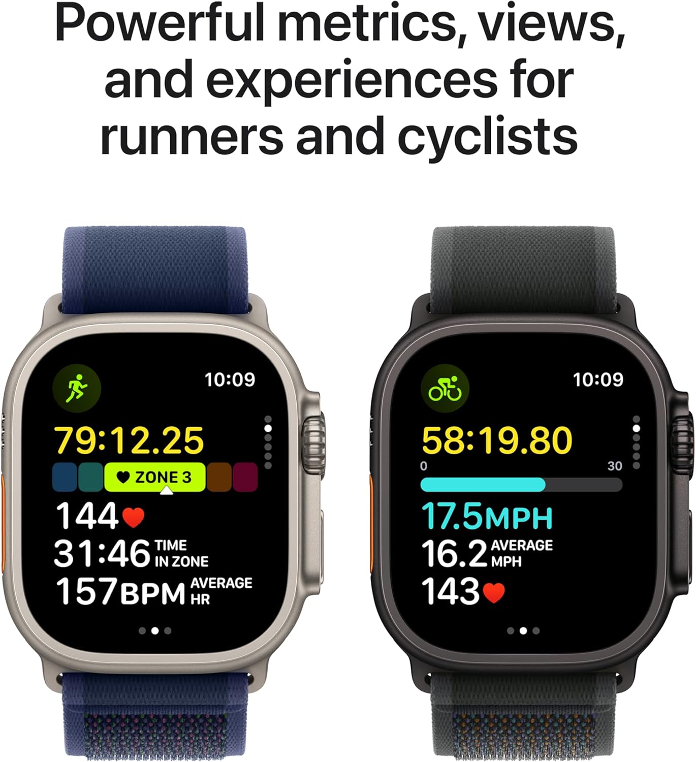 Apple watch ultra 2 49mm black titanium black trail