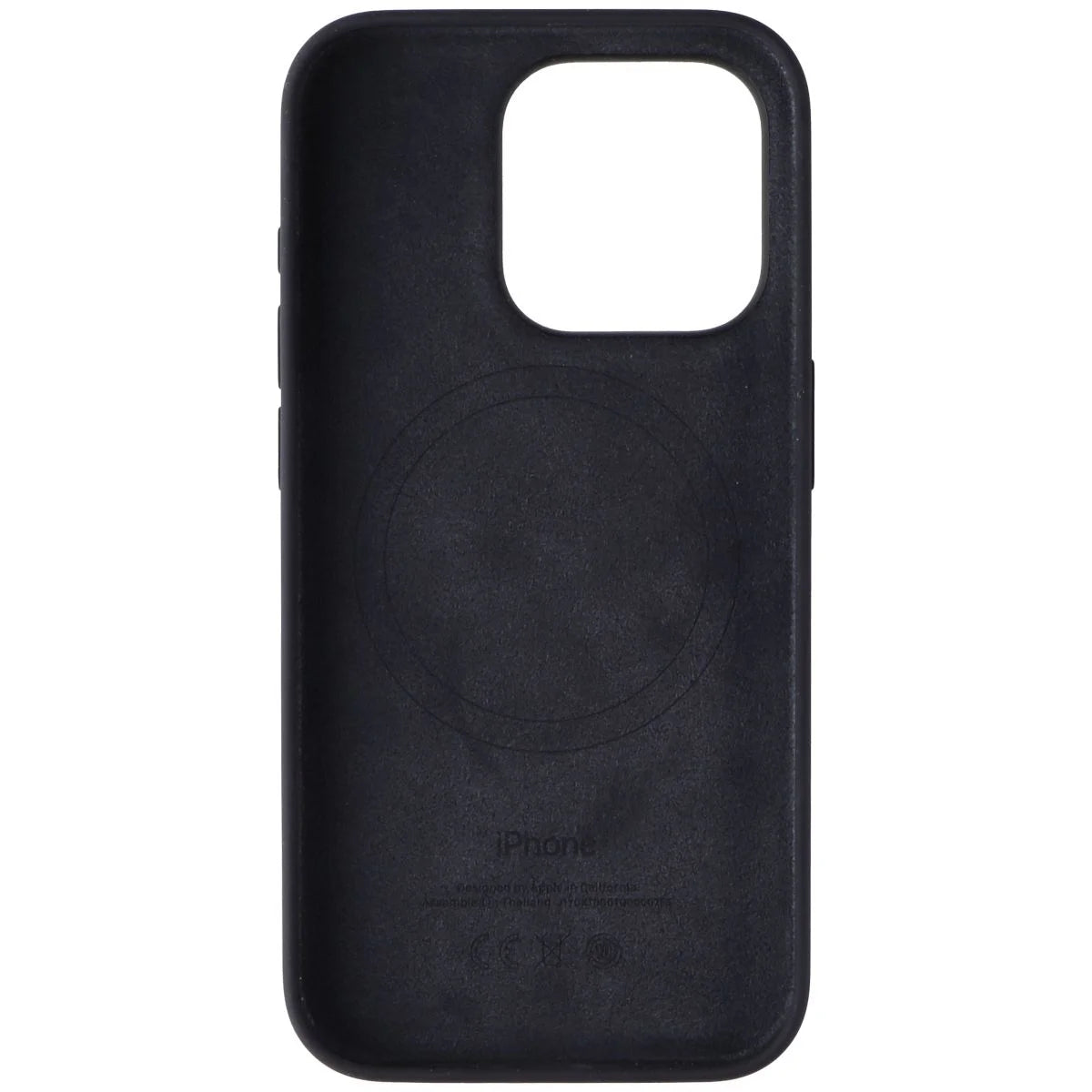 Apple iPhone 15 Pro Silicone Case with MagSafe - Black